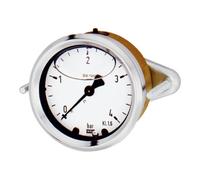 RIEGLER Riegler Glyzerinmano, anneau frontal triangulaire, G 1/2 excentré, 0-400,0 bar, Ø100 Quantité:1