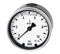RIEGLER Riegler Glyzerinmano, boîtier métal, G 1/2 arrière excentré, 0-16,0 bar, Ø100 Quantité:1