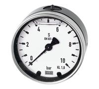 RIEGLER Riegler Glyzerinmano, boîtier métal, G 1/2 arrière excentré, -1/0,0 bar, Ø100 Quantité:1