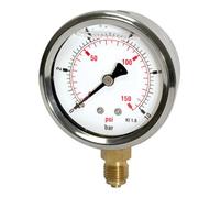 RIEGLER Riegler Glyzerinmano « pressure line », G 1/2 bas, 0-6,0 bar/86 psi, Ø100 Quantité:1