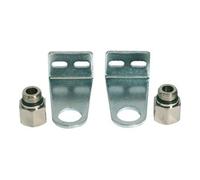 RIEGLER Riegler Jeu d'équerres de fixation pour valves de voie, H 120,0 mm, G 1/8 Quantité:1