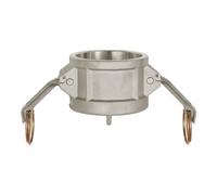 RIEGLER Riegler Kamlok Bouchon de fermeture, type DC, alu, BG 3/4, pour prise Ø 32 Quantité:1