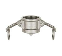 RIEGLER Riegler Kamlok Bouchon de fermeture, type DC, ES 1.4401, pour fiche Ø 120 mm Quantité:1