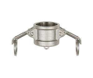 RIEGLER Riegler Kamlok Bouchon de fermeture, type DC, ES 1.4401, pour fiche Ø 120 mm Quantité:1