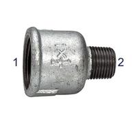 RIEGLER Riegler Manchon de réduction 246, FI/ME, Rp 1 1/4, R 3/4, fonte malléable noire Quantité:1