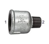 RIEGLER Riegler Manchon réducteur 246, FI/FE, Rp 3, R 2, fonte malléable noire Quantité:1