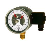 RIEGLER Riegler Manomètre de contact, G 1/2 radial bas, plage 0-40,0 bar, Ø 100 Quantité:1