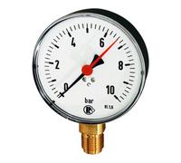 RIEGLER Riegler Manomètre standard, boîtier plastique, G 1/2 bas, 0-40,0 bar, Ø 100 Quantité:1