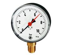 RIEGLER Riegler Manomètre standard, boîtier plastique, G 1/2 bas, -1/+3,0 bar, Ø 80 Quantité:1