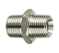 RIEGLER Riegler Nipple à double filetage, R 3 a., R 3 a., SW 90, acier inoxydable 1.4571 Quantité:1