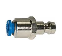 RIEGLER Riegler Nipple à enficher push-in 8 mm, pour raccords NW 5, laiton nickelé Quantité:1