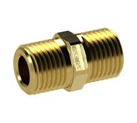 RIEGLER Riegler Nipple double filetage, R 3/8 a., R 3/8 a., Clé 19, laiton Quantité:1