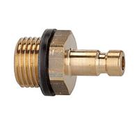 RIEGLER Riegler Nipple pour raccords NW 2,7, laiton naturel, G 1/8 AG, SW 11 Quantité:1