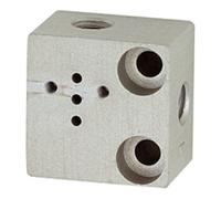 RIEGLER Riegler Plaque de base individuelle, M5 pour mini-vannes magnétiques 15 mm Quantité:1
