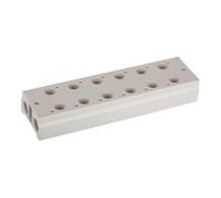 RIEGLER Riegler Plaque de base multiple, électrovannes 3/2 voies, 7 positions, G 1/8, G 1/4 Quantité:1