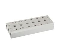 RIEGLER Riegler Plaque de base multiple pour vannes 5/2-5/3 voies, 7 positions, G 1/2 Quantité:1