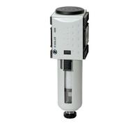 RIEGLER Riegler Préfiltre »FUTURA«, boîtier PC, panier de protection, 0,3 µm, BG 1, G 1/4, VA Quantité:1