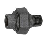 RIEGLER Riegler Raccord 331, joint plat, R 1 1/2, Rp 1 1/2, acier trempé noir Quantité:1
