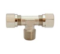 RIEGLER Riegler Raccord à visser T, R 1/2 a., Ø ext. tube 15 mm, laiton verni Quantité:1