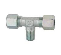 RIEGLER Riegler Raccord à visser T, R 1/4 a., Ø ext. tube 10, acier zingué Quantité:1