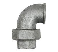 RIEGLER Riegler Raccord coudé 96 IG/IG, Rp 2 1/2, fonte malléable noire Quantité:1