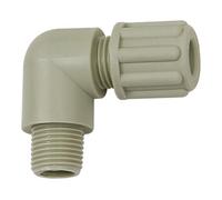 RIEGLER Riegler Raccord coudé à visser, G 3/8 a., pour tuyau 6/8 mm, PP Quantité:1