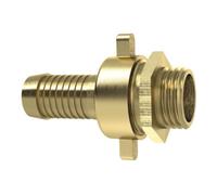 RIEGLER Riegler Raccord de tuyau fixe 3/3, G 3/4 mâle x 19, écrou 1, joint plat, MS Quantité:1