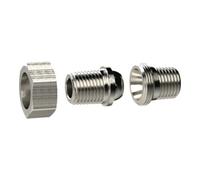 RIEGLER Riegler Raccord double à visser conique étanche R 3/8 a., R 3/8 a. MS nickelé Quantité:1