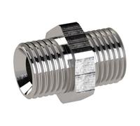 RIEGLER Riegler Raccord double filetage, G 1/4 mâle, G 1/8 mâle, clé 17, acier inox 1.4571 Quantité:1