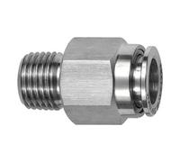 RIEGLER Riegler Raccord droit à sertir R 1/4 ext. tuyau Ø 12, ES 1.4404 Quantité:1