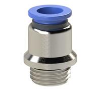 RIEGLER Riegler Raccord droit à sertir « Série bleue », rond, G 3/8 ext Ø 10 mm Quantité:1