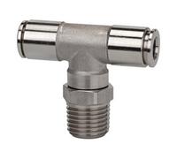 RIEGLER Riegler Raccord en T à visser, pivotant, R 1/4", Ø clé 6, 15 bar, ES 1.4404 Quantité:1