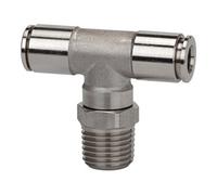 RIEGLER Riegler Raccord en T à visser, pivotant, R 1/8", Ø clé 6, 15 bar, ES 1.4404 Quantité:1