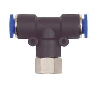 RIEGLER Riegler Raccord en T à visser « Série bleue », pivotant, M5 intérieur, Ø 6 mm Quantité:1