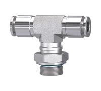 RIEGLER Riegler Raccord en T emboîtable, pivotant, G 1/8 ext., Ø tuyau 6, ES 1.4404 Quantité:1