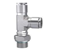RIEGLER Riegler Raccord en T, forme L, pivotant, G 1/8 a., Ø tuyau 6, ES Quantité:1