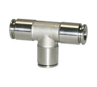RIEGLER Riegler Raccord en T, pour tuyau Ø ext. 12 mm, 15 bar, inox 1.4404 Quantité:1