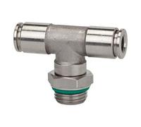 RIEGLER Riegler Raccord en T tournant, G 1/8 a., Ø clé 4, 15 bar, ES 1.4404 Quantité:1
