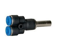 RIEGLER Riegler Raccord en Y, embout 8 mm « Série Bleue », Ø tuyau 6 Quantité:1