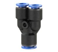 RIEGLER Riegler Raccord en Y « Série Bleue », réducteur, Ø tuyau 1x12/2x8 Quantité:1