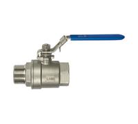 RIEGLER Riegler Robinet à tournant sphérique inox, 2 pièces, filetage int./ext., G 1 1/4, DN 32 Quantité:1