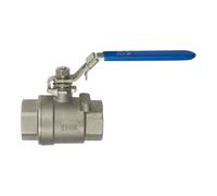 RIEGLER Riegler Robinet à tournant sphérique inox, 2 pièces, filetage intérieur/intérieur, G 1, DN 25 Quantité:1