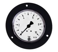 RIEGLER Riegler Standardmano., anneau frontal noir, G 1/4 arrière, 0 - 6,0 bar, Ø 50 Quantité:1