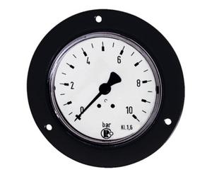 RIEGLER Riegler Standardmano., anneau frontal noir, G 1/8 arrière, 0 - 2,5 bar, Ø 40 Quantité:1