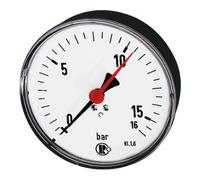 RIEGLER Riegler Standardmano., plastique, G 1/4 arrière centré, 0 - 1,0 bar, Ø 80 Quantité:1