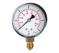 RIEGLER Riegler Standardmano « pressure line », G 1/8 dessous, 0-6,0 bar/85 psi, Ø 40 Quantité:1