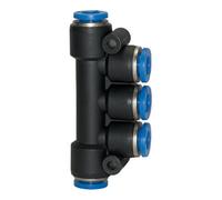 RIEGLER Riegler T-collecteur multiple, connexion à fiche « Série Bleue », tuyau Ø 5x4 Quantité:1