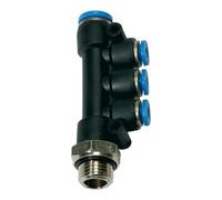 RIEGLER Riegler T-Collecteur multiple »Série bleue«, rotatif, G 1/4 ext., Ø 1x6 Quantité:1