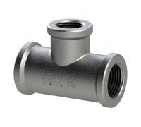 RIEGLER Riegler Té 130, FI/FI/FI, Rp 1 1/4, dérivation en T Rp 1, fonte malléable noire Quantité:1