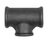 RIEGLER Riegler Té 130, réduction, Rp 1, Rp 3/4, Rp 1, fonte malléable noire Quantité:1